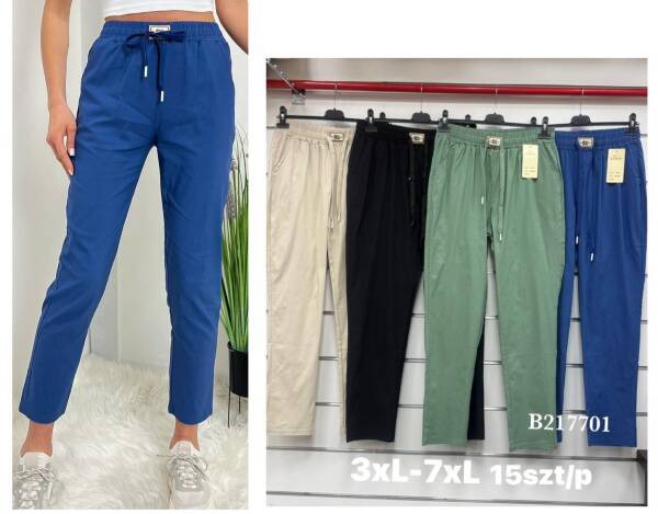 Spodnie damskie Roz 3XL-7XL, Mix Kolor Paczka 15 szt